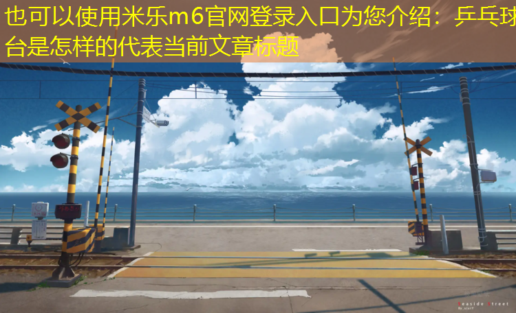 乒乓球台是怎样的